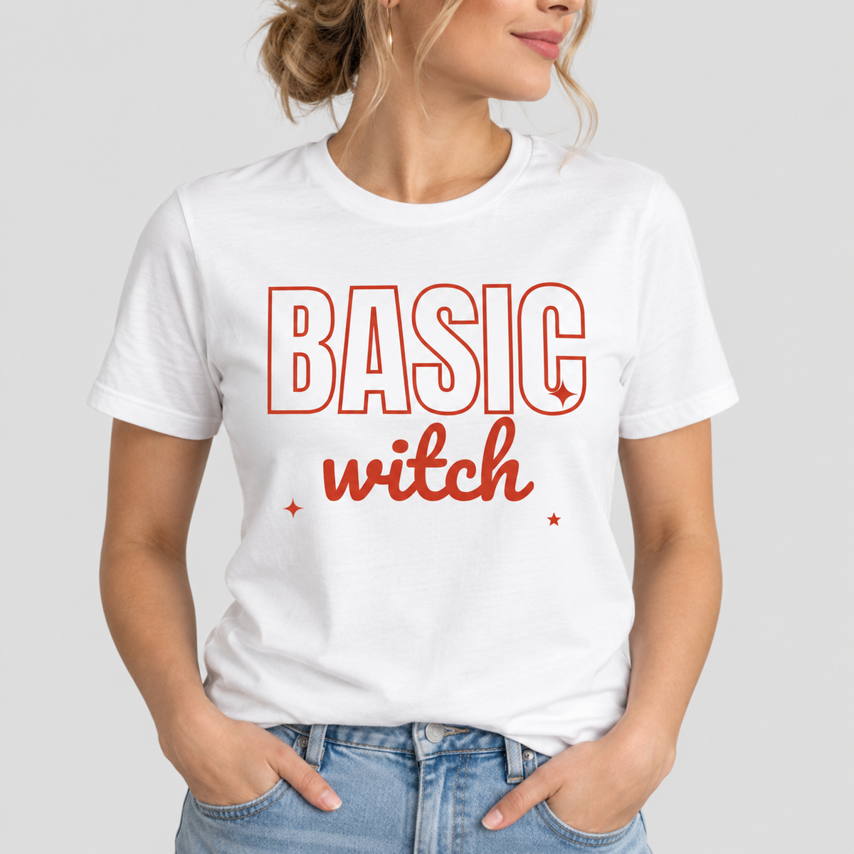 Basic Witch Tee (Bold Print) for Women