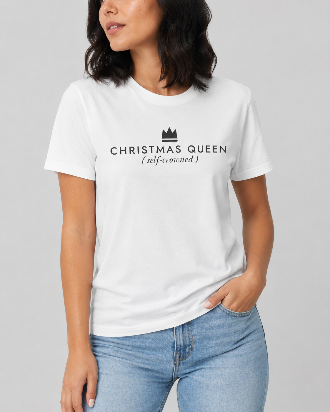 Christmas Queen (Self-Crowned) Tee for Women