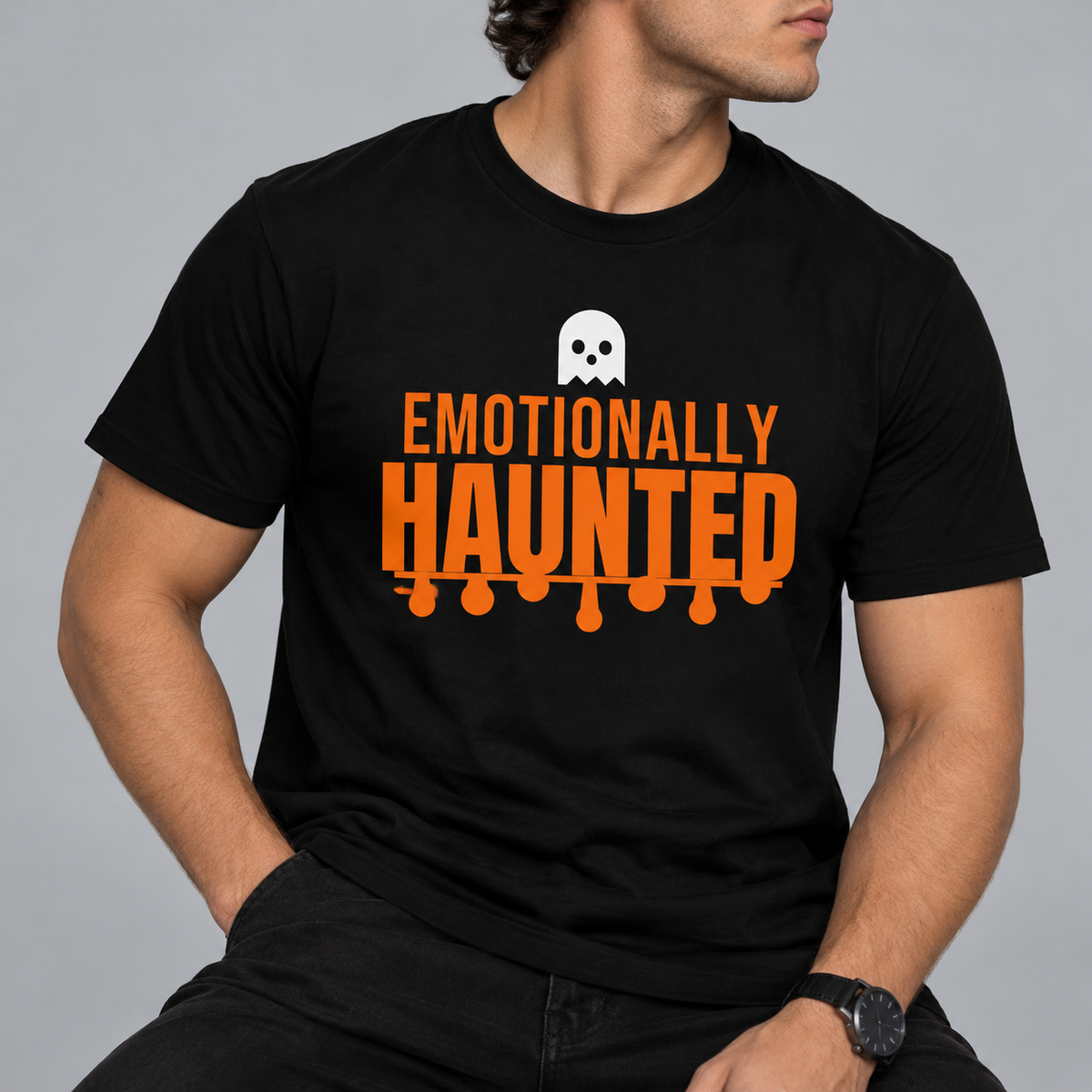 Emotionally Haunted Tee for Men