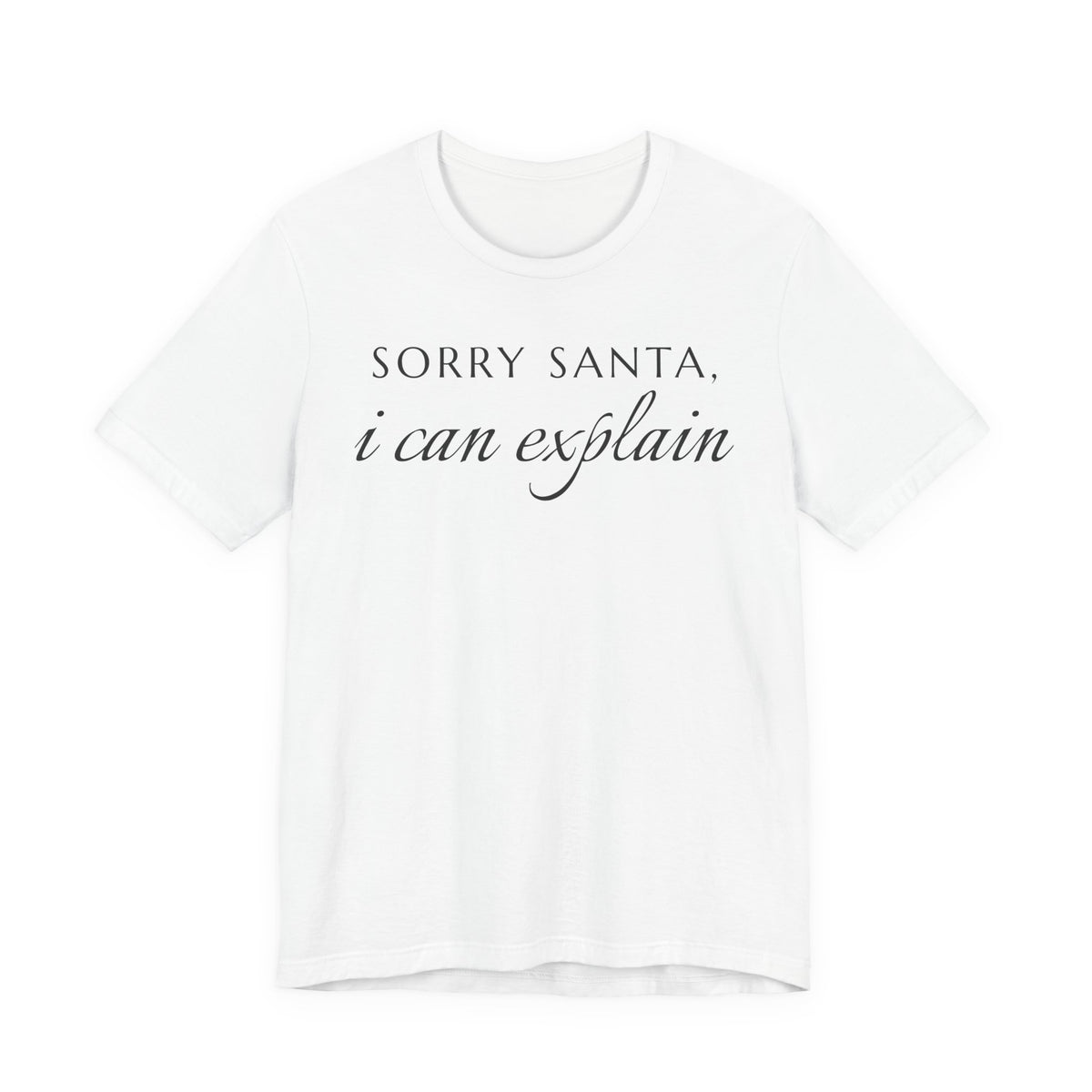 Sorry Santa, I Can Explain Tee