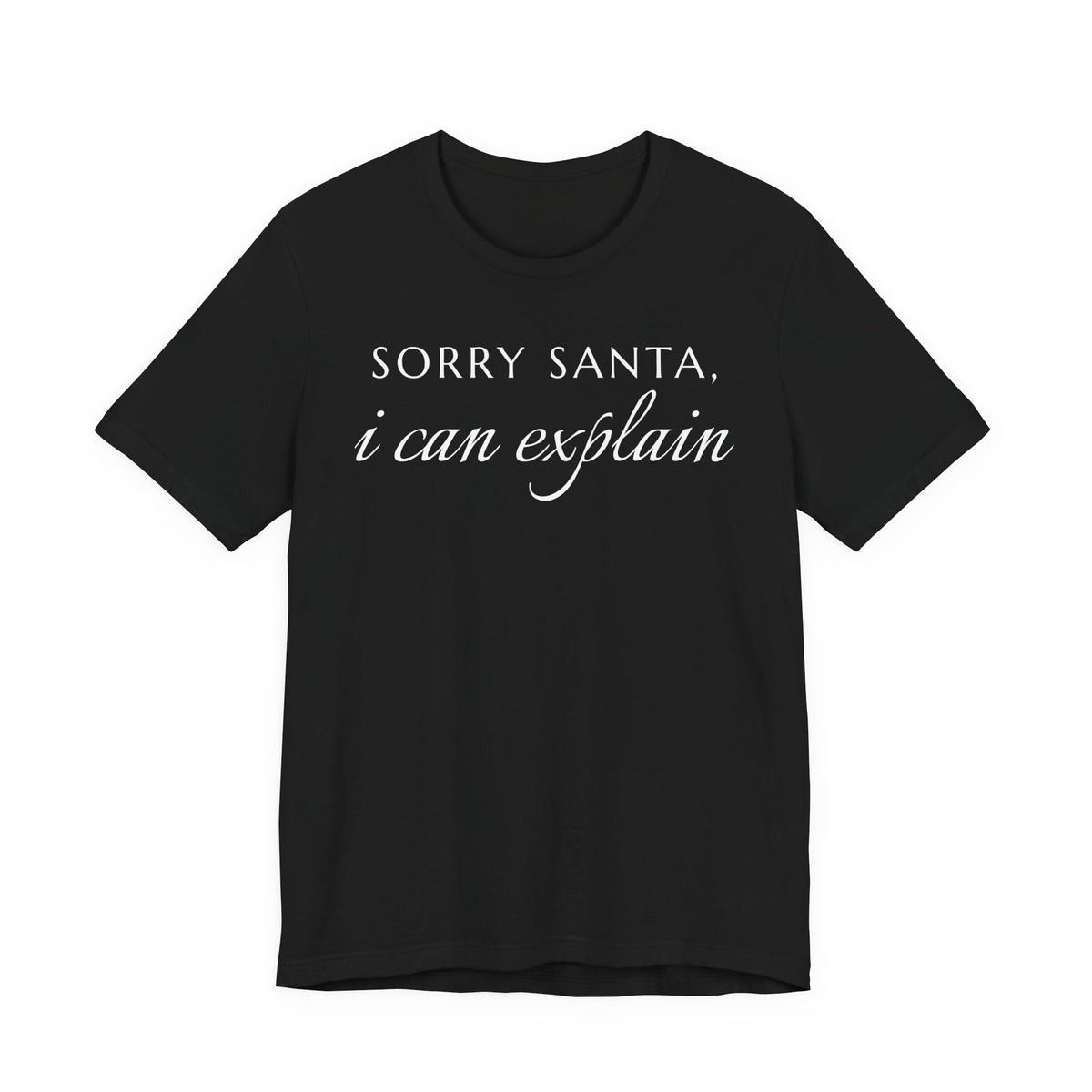 Sorry Santa, I Can Explain Tee