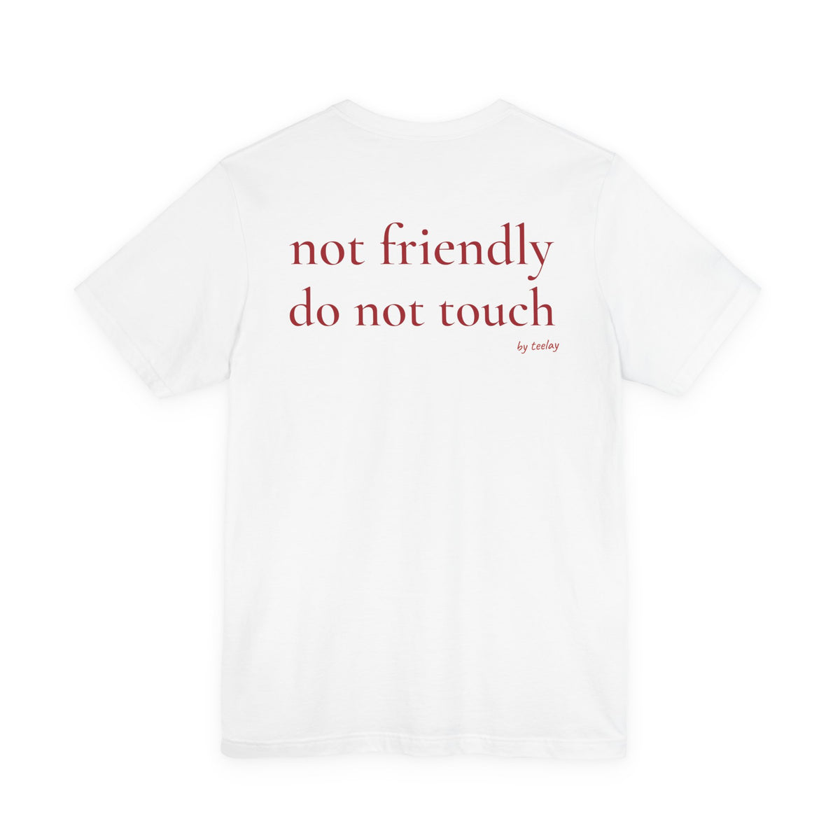 Not Friendly Do Not Touch Tee