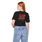 If I Flirt With You Cooperate tee | Funny Quote Back Print, Sarcastic Shirt