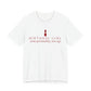 Front of a white t shirt with Birthday Girl printed in red