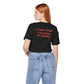 I CAN'T FLIRT (I'M AFRAID OF WOMEN) Tee | Text Graphic T-Shirt