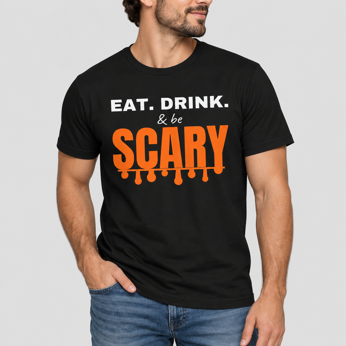 Eat. Drink. & Be Scary Tee for Men