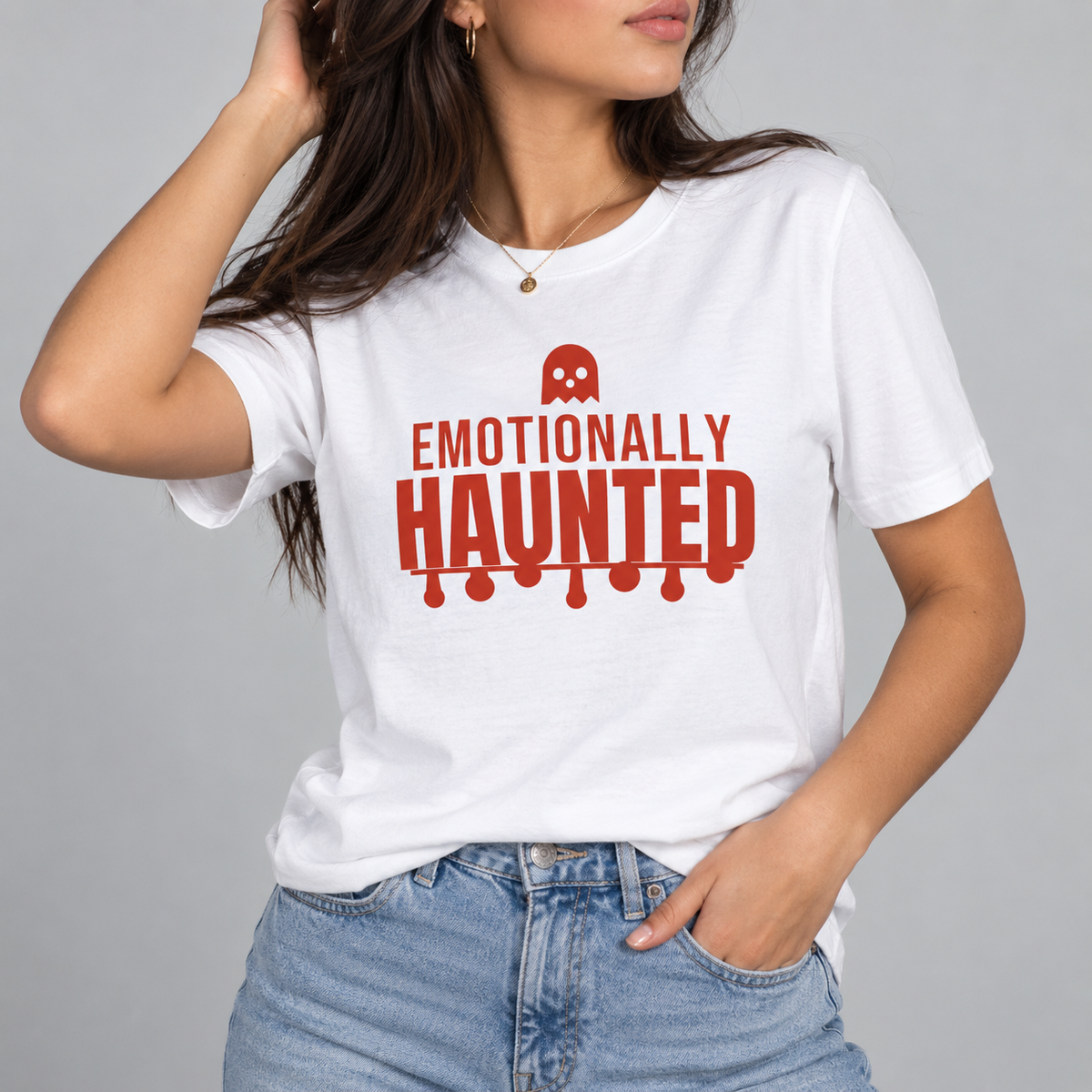 Emotionally Haunted Tee for Women