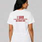 I Said Five More Minutes An Hour Ago Tee for Women