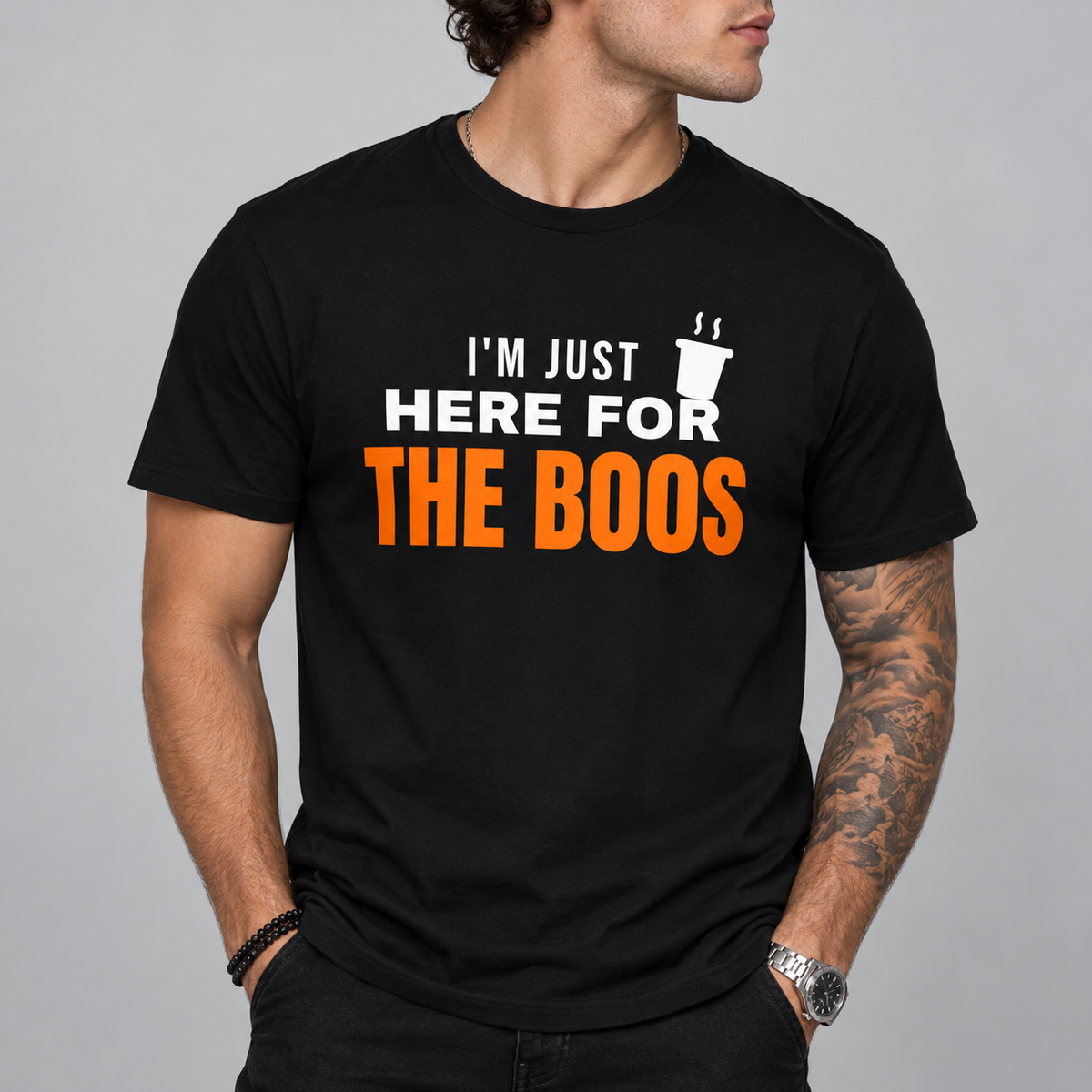 I'm Just Here For The Boos Tee for Men