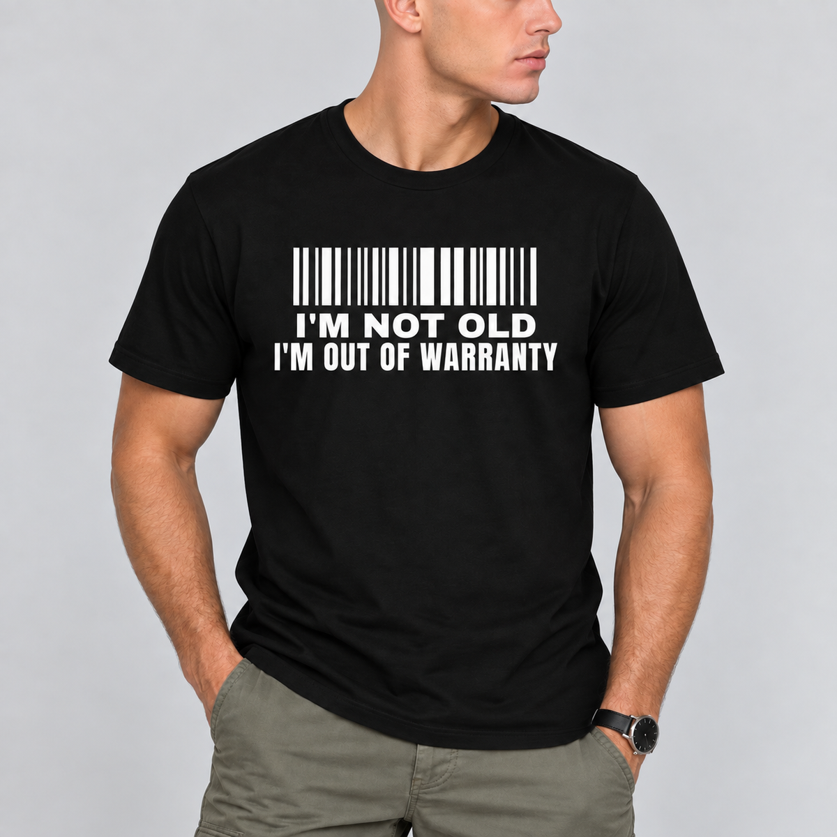 I'm Not Old I'm Out Of Warranty Tee for Men