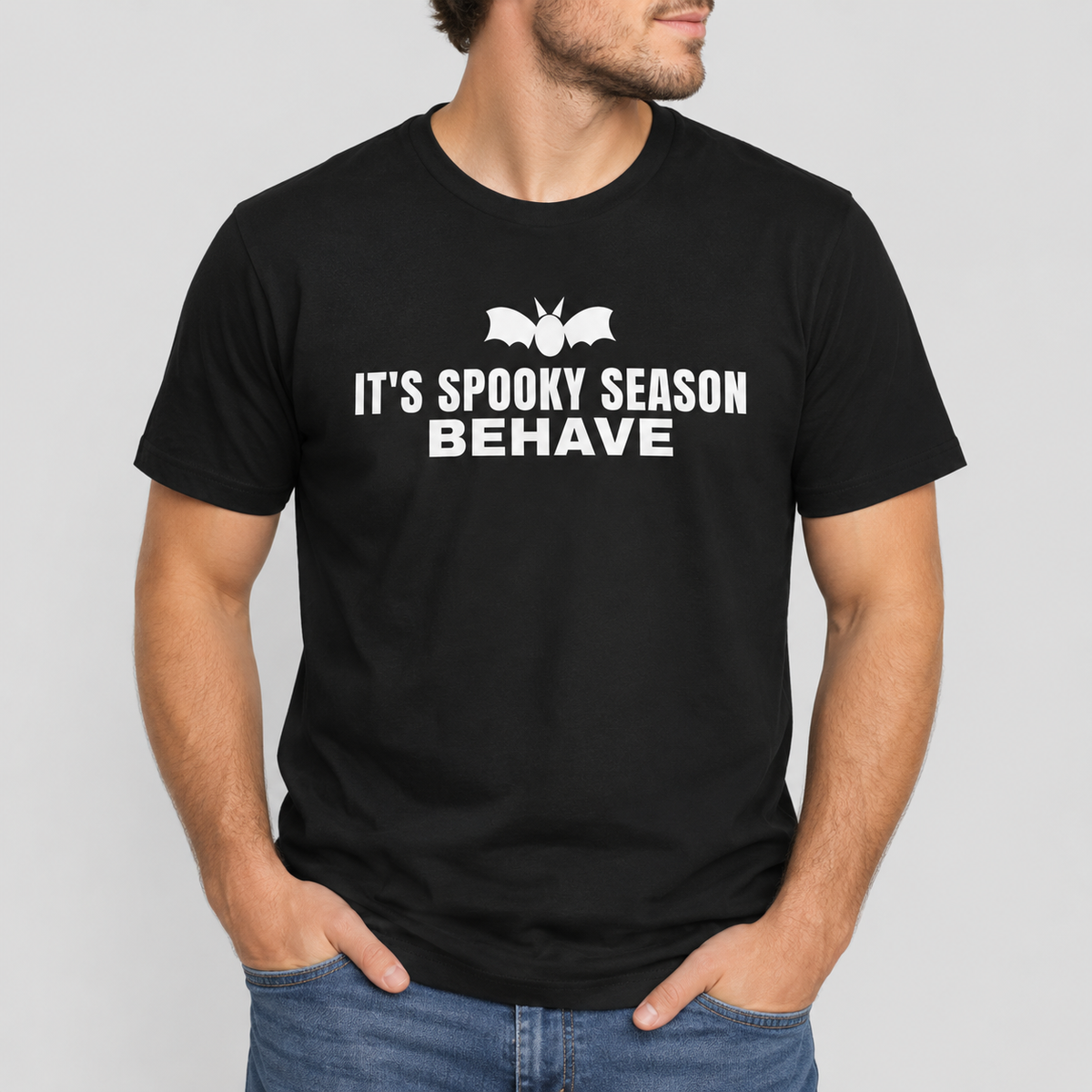 It's Spooky Season Behave Tee for Men