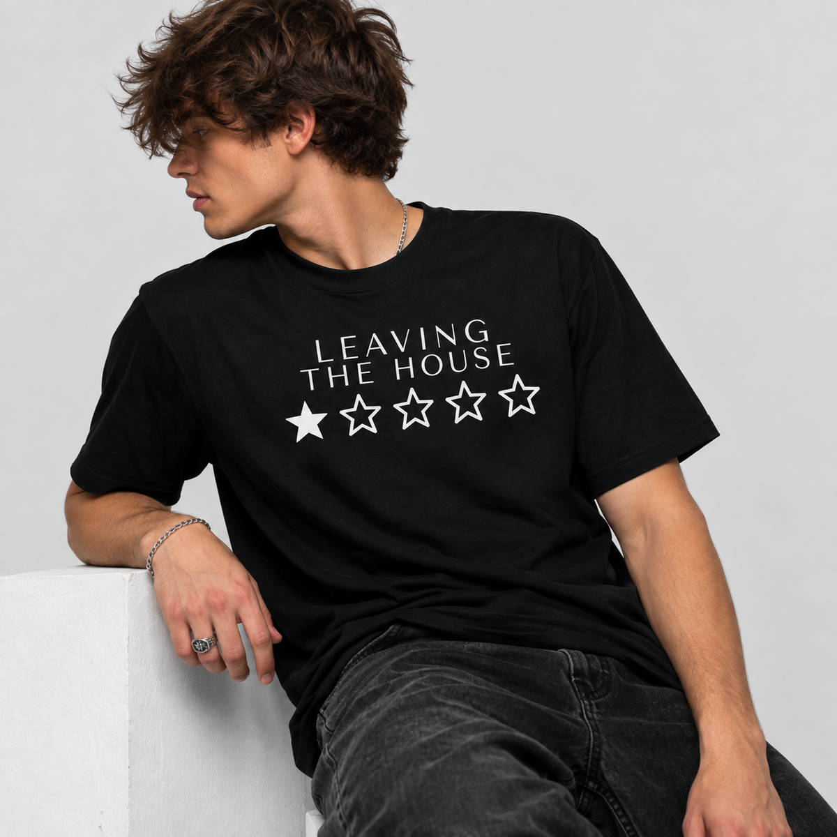 Leaving The House: One Star Tee for Men