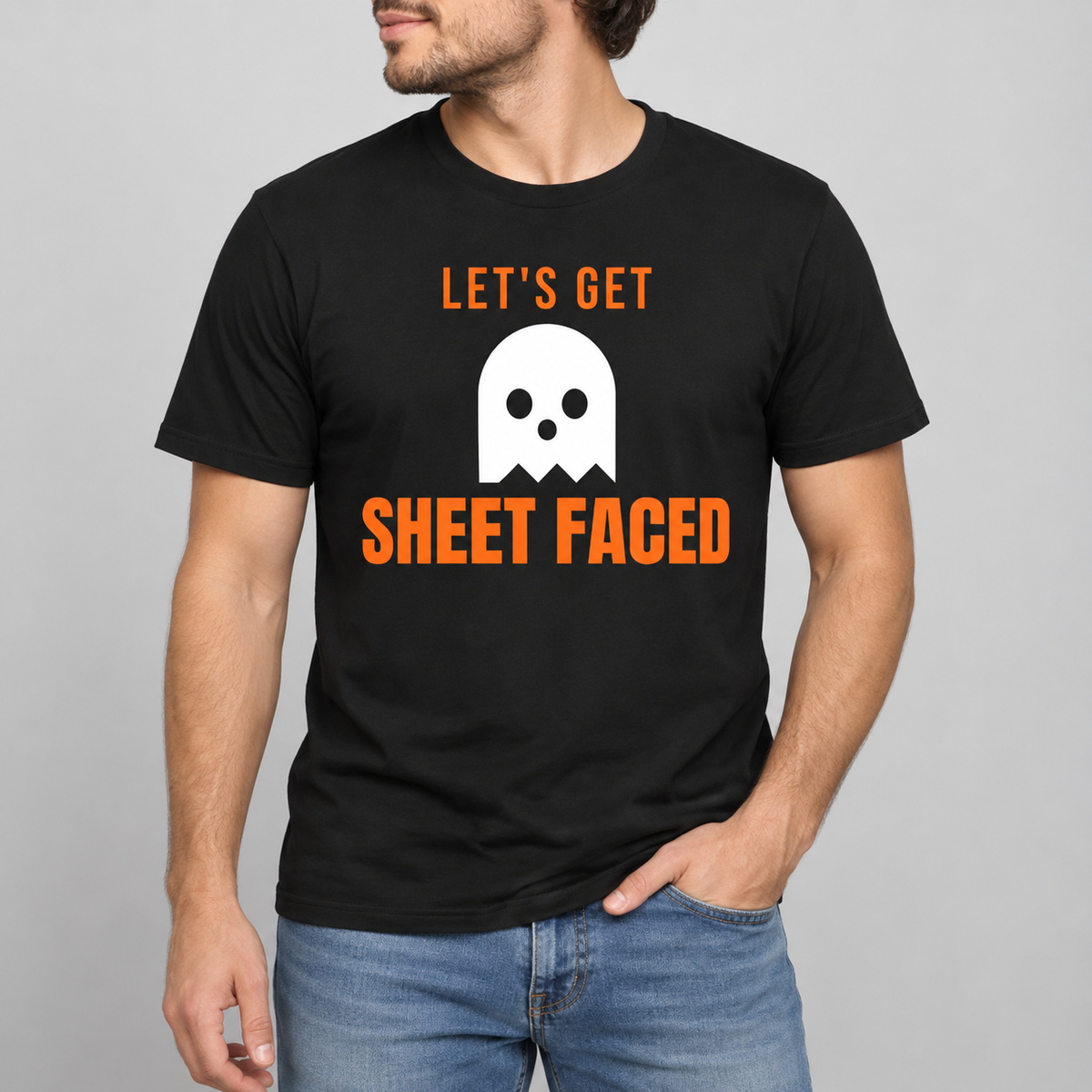 Let's Get Sheet Faced Tee for Men
