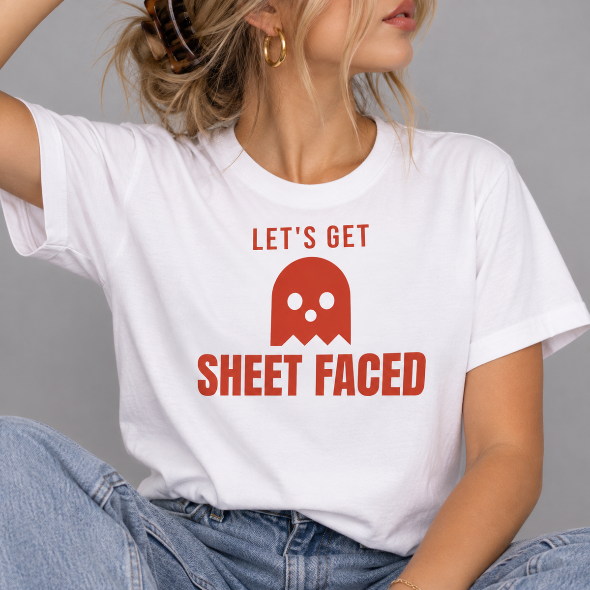 Let's Get Sheet Faced Tee for Women