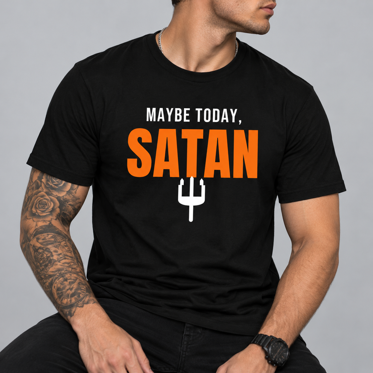 Maybe Today, Satan Tee for Men
