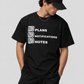 No Plans No Notifications No Notes Tee for Men