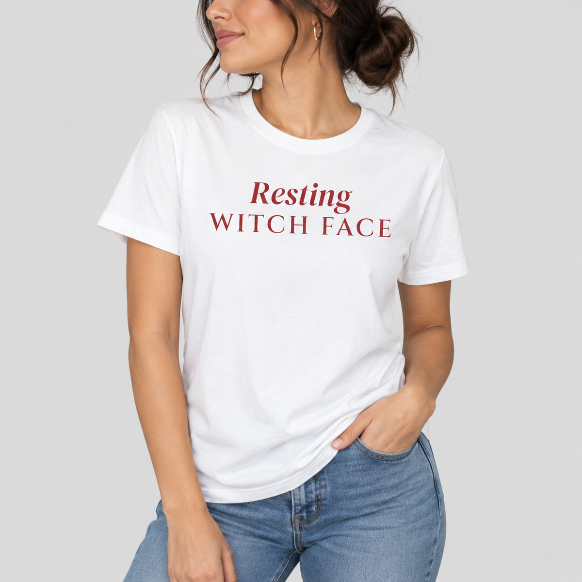 Resting Witch Face Tee for Women